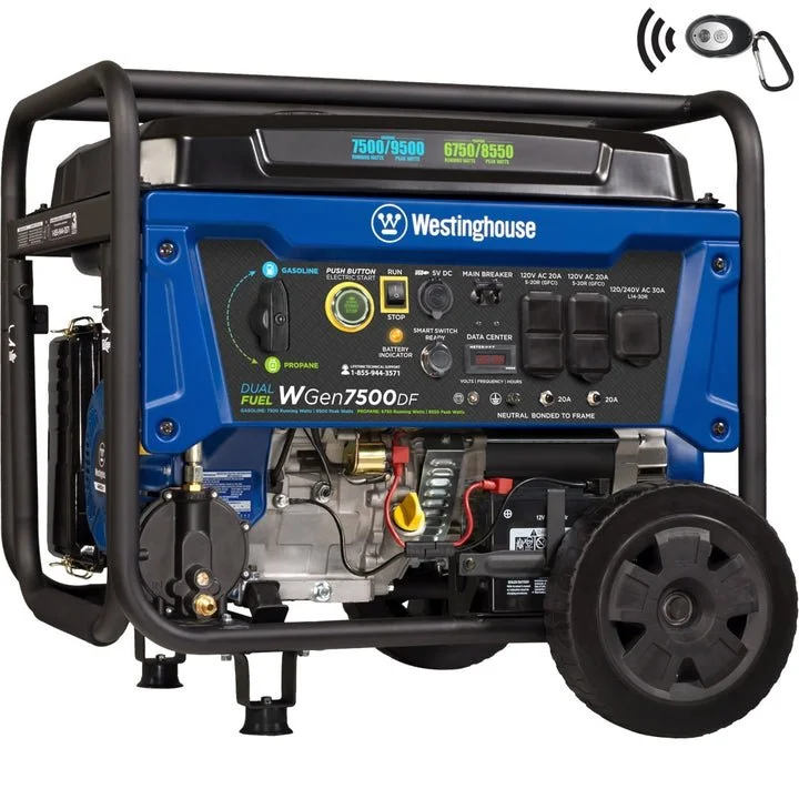 westinghouse wgen7500df dual fuel portable generators. westinghouse wgen7500df dual fuel portable generators.
