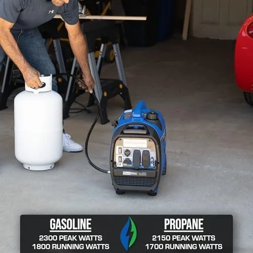 duromax xp2300ih 2,300 watt dual fuel portable digital inverter generators – gas & propane, rv & emergency readys duromax xp2300ih 2,300 watt dual fuel portable digital inverter generators – gas & propane, rv & emergency readys