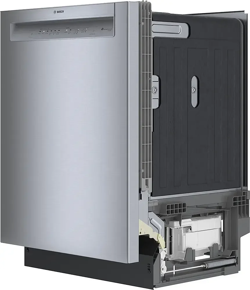 bosch – 100 series 24″ front control smarts built in hybrid tub dishwashers with puredry, 50 dba – stainless steel bosch – 100 series 24″ front control smarts built in hybrid tub dishwashers with puredry, 50 dba – stainless steel