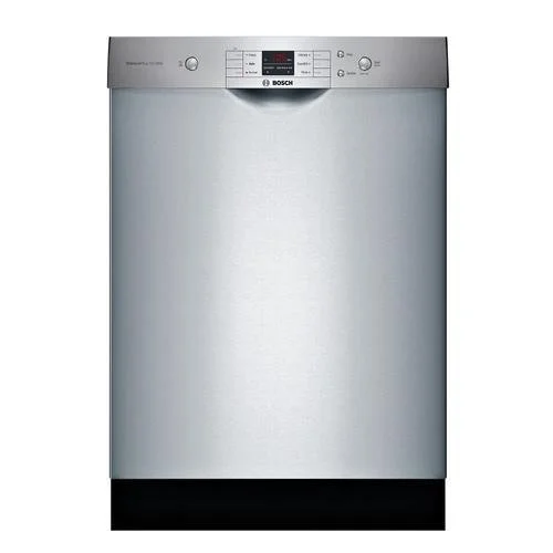 bosch 100 series puredry 50 decibel front control 24 in built in dishwashers (fingerprint resistant stainless steel) energy star bosch 100 series puredry 50 decibel front control 24 in built in dishwashers (fingerprint resistant stainless steel) energy star