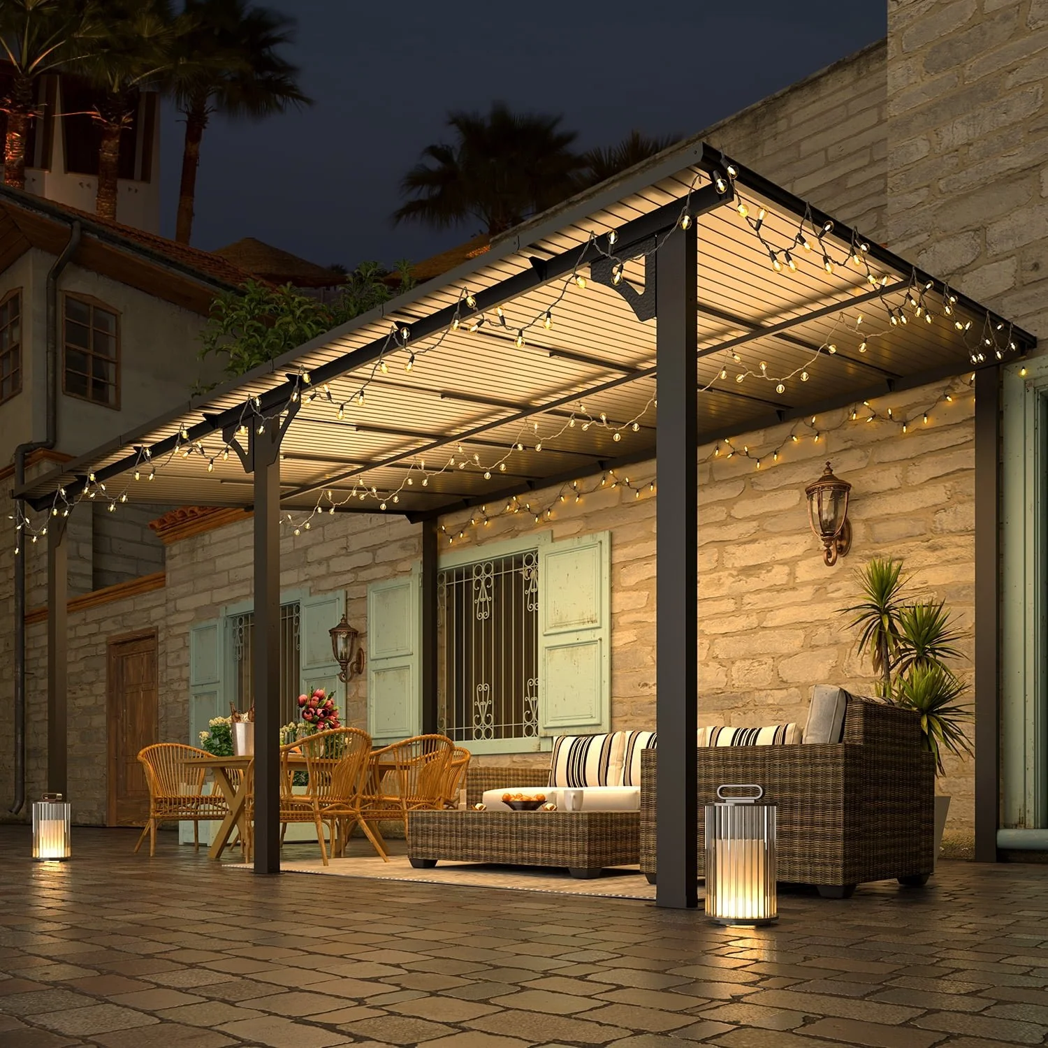 aecojoy 10 ft. x 14 ft. dark gray aluminums patio covers aecojoy 10 ft. x 14 ft. dark gray aluminums patio covers