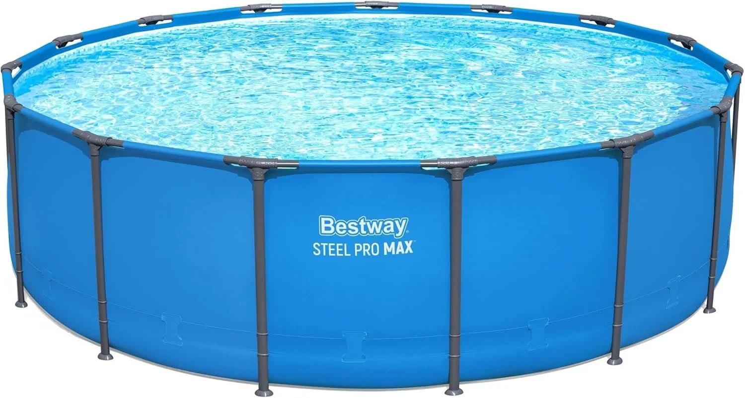 bestway steel pro max 15′ x 48″ round above ground pool kits bestway steel pro max 15′ x 48″ round above ground pool kits