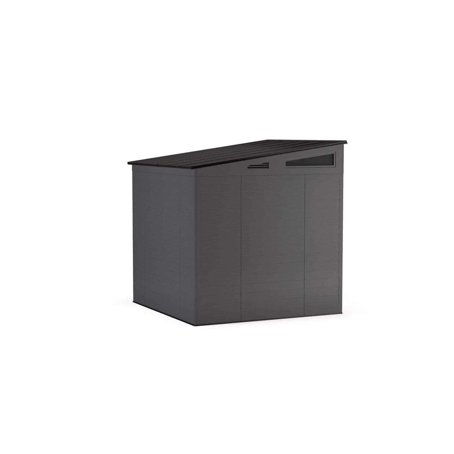 suncast modernist 7 ft. x 7 ft. resin vertical pent storage shed with floor kits suncast modernist 7 ft. x 7 ft. resin vertical pent storage shed with floor kits