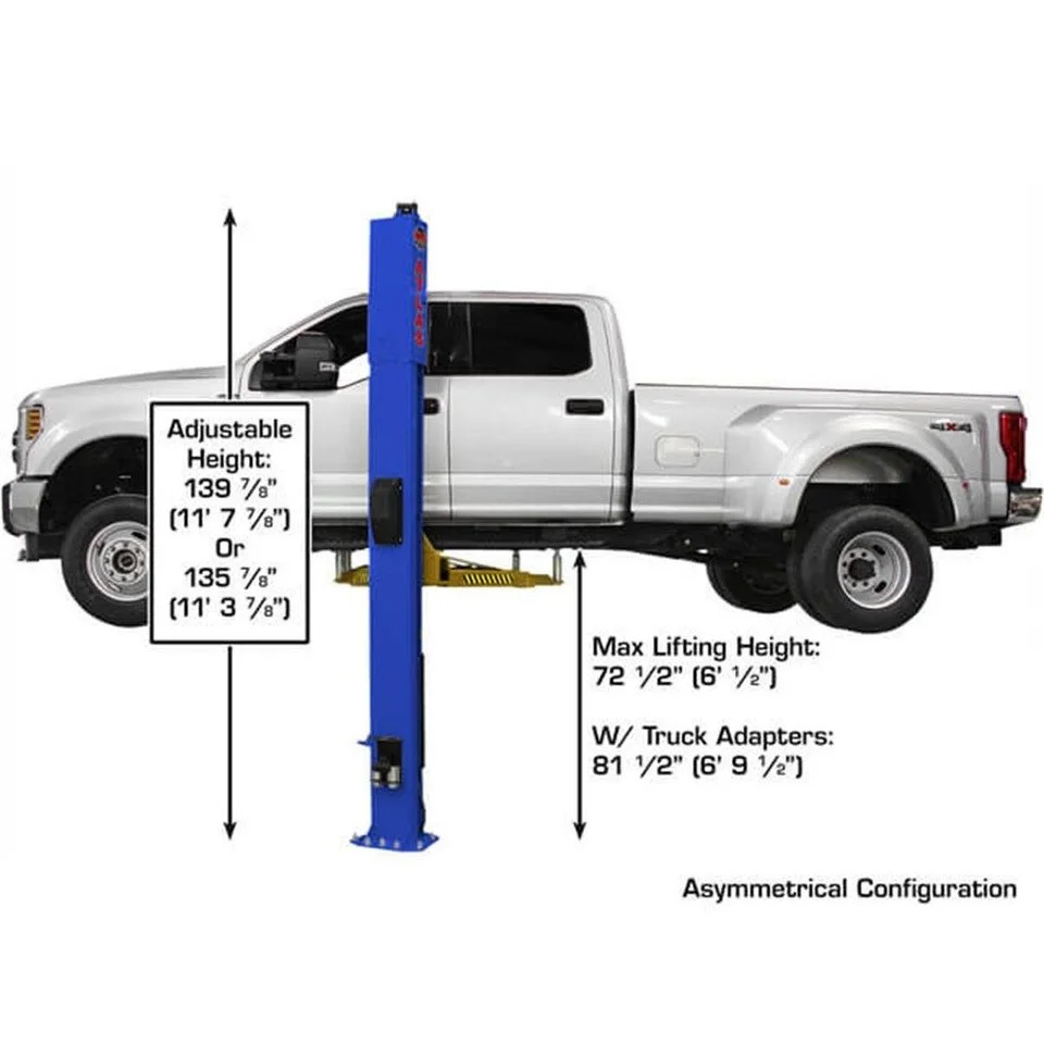 atlas equipment platinum pvl10 ali certified commercials overhead 10,000 lb. capacity 2 post lift atlas equipment platinum pvl10 ali certified commercials overhead 10,000 lb. capacity 2 post lift
