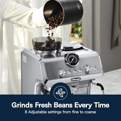 de’longhi la specialista arte evo espresso machine – compact cold brew coffee maker with grinder, milk steam wand/frother & tamping tools – home barista kit for lattes, cappuccinos, iced coffees de’longhi la specialista arte evo espresso machine – compact cold brew coffee maker with grinder, milk steam wand/frother & tamping tools – home barista kit for lattes, cappuccinos, iced coffees